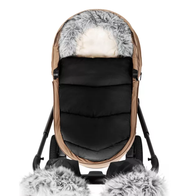ZOPA Winter footmuff Fluffy Arctic Black