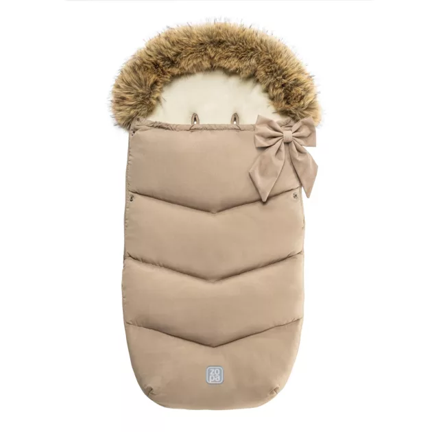 ZOPA Winter footmuff Fluffy Creamy Beige