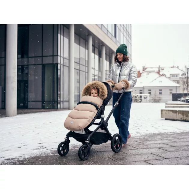 ZOPA Winter footmuff Fluffy Creamy Beige