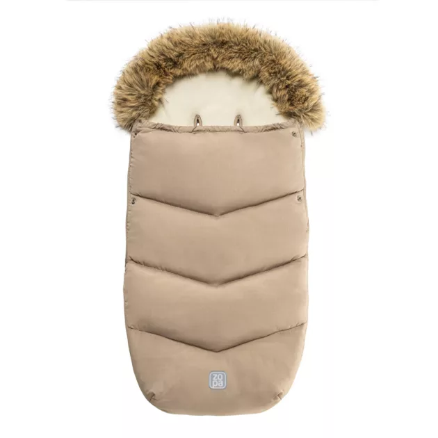 ZOPA Winter footmuff Fluffy Creamy Beige