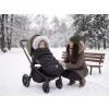 ZOPA Winter footmuff Fluffy Combi Arctic Black