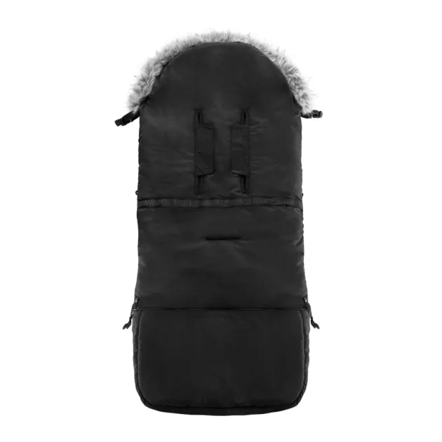 ZOPA Winter footmuff Fluffy Combi Arctic Black