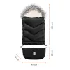 ZOPA Winter footmuff Fluffy Combi Creamy Beige