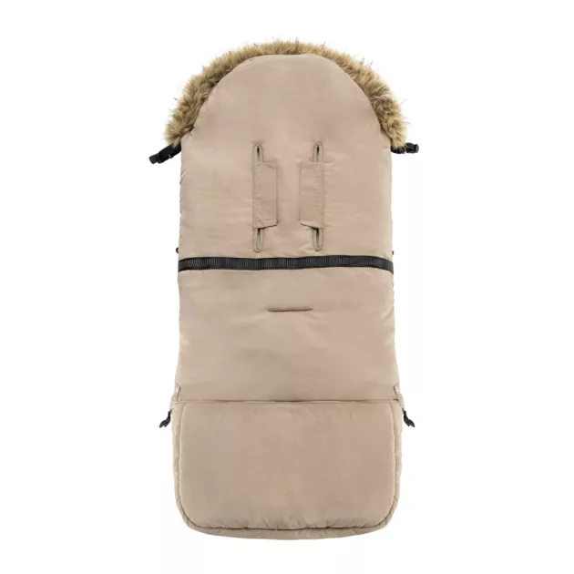 ZOPA Winter footmuff Fluffy Combi Creamy Beige