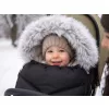 ZOPA Winter footmuff Fluffy Combi Creamy Beige