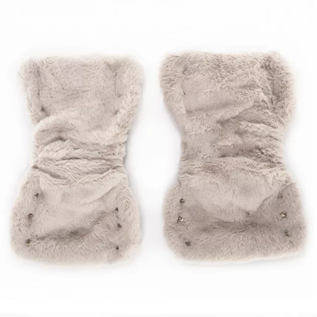Zopa Fluffy téli kesztyű babakocsira - Foggy Grey