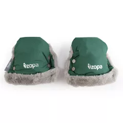 Zopa Fluffy téli kesztyű babakocsira - Lake Green