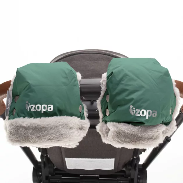 Zopa Fluffy téli kesztyű babakocsira - Lake Green