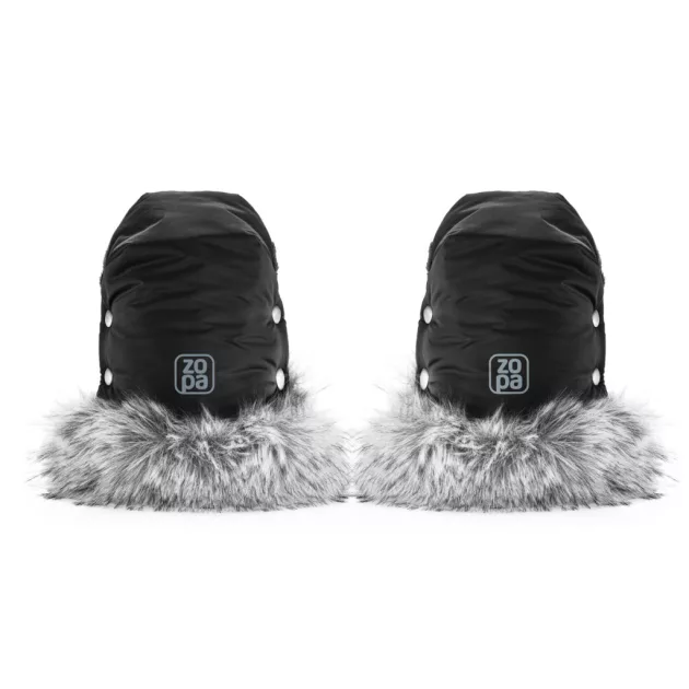 ZOPA Winter gloves Fluffy 2 Arctic Black