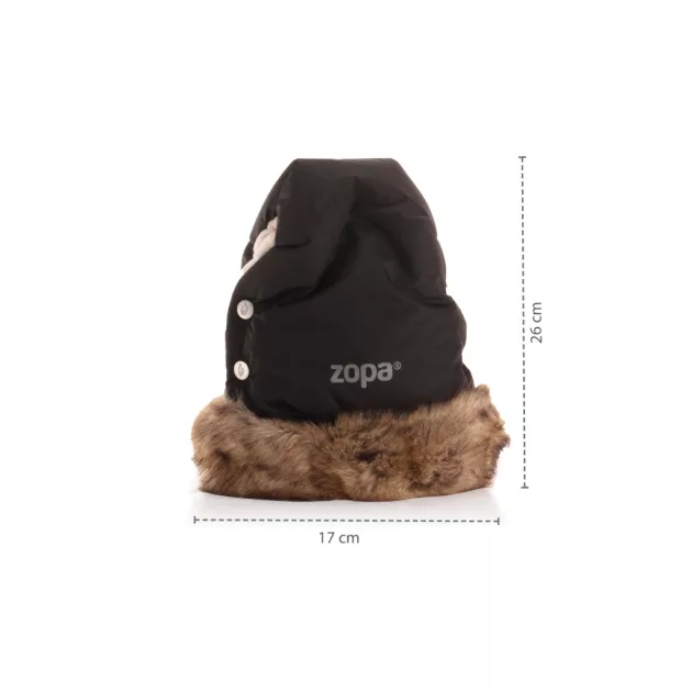 Zopa Fluffy 2 téli kesztyű babakocsira - Lake Green