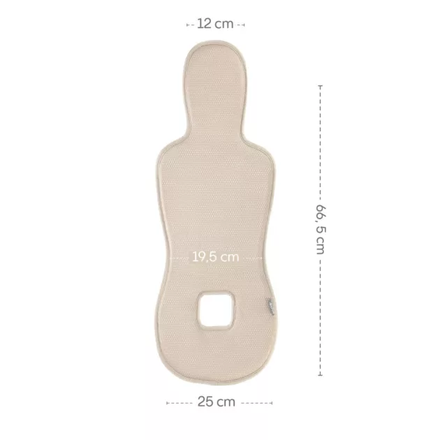 Zopa Lélegző autósülés párna Breeze sc. 0+ - Coral Pink