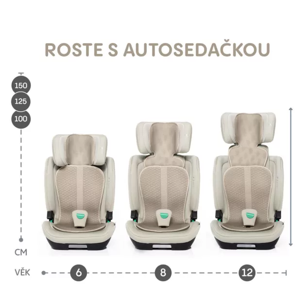 Zopa Lélegző autósülés párna Breeze sc. 2/3 - Ivory Beige