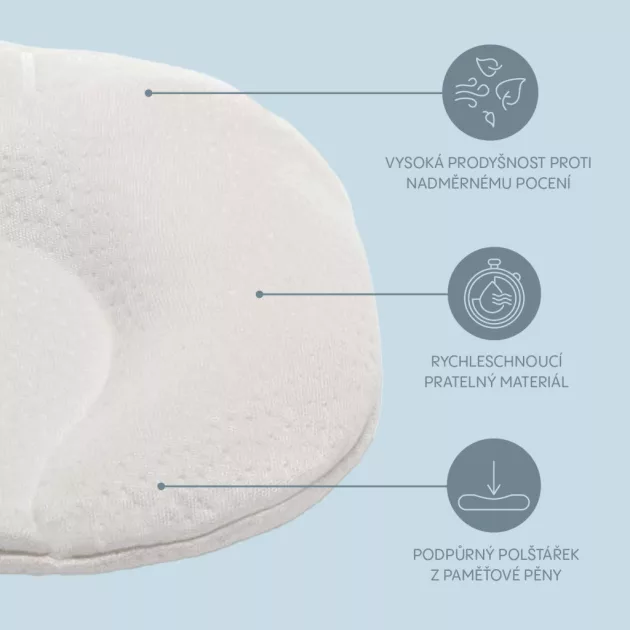 Zopa Tencel támasztópárna - White
