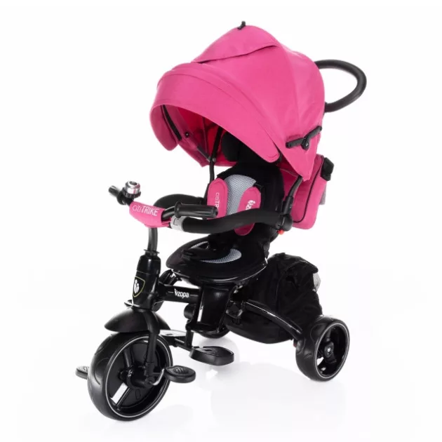 ZOPA Citi Trike tricikli tolókarral - Candy Pink