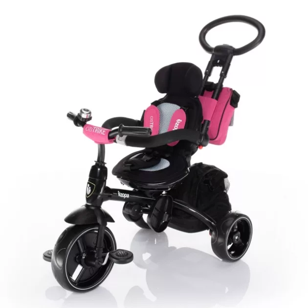 ZOPA Citi Trike tricikli tolókarral - Candy Pink