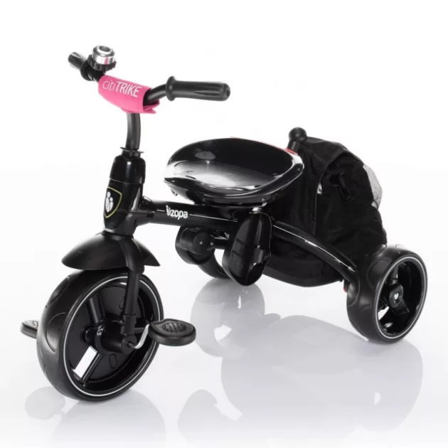 ZOPA Citi Trike tricikli tolókarral - Candy Pink