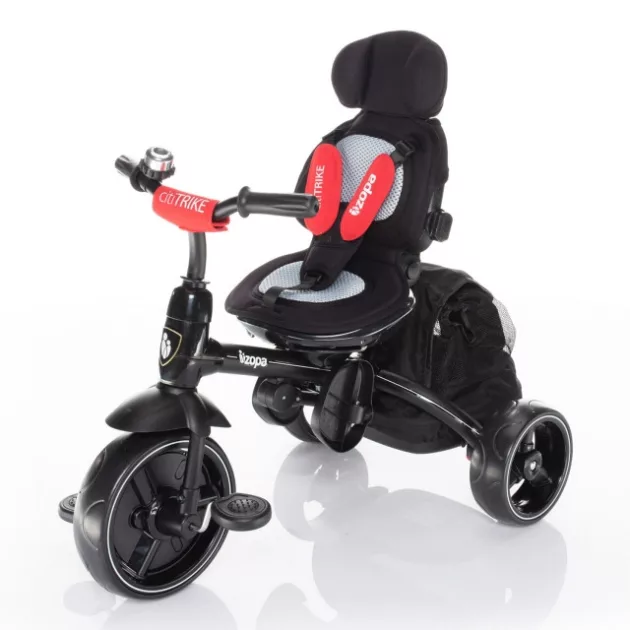 ZOPA Citi Trike tricikli tolókarral - Chilli Red