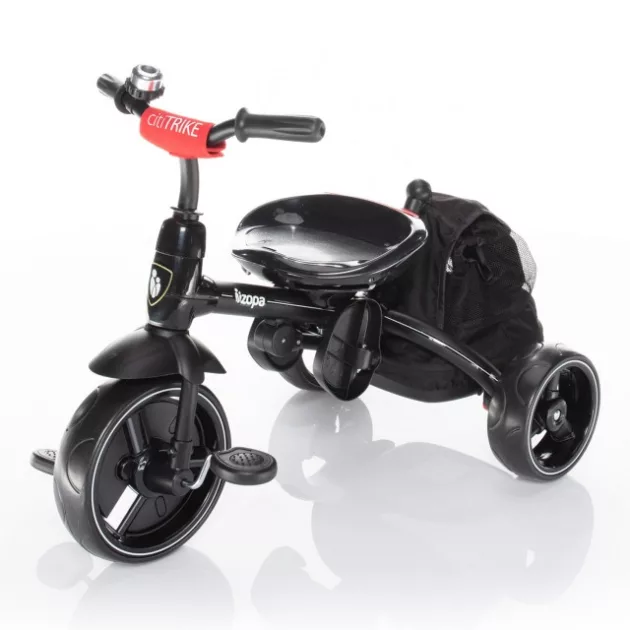 ZOPA Citi Trike tricikli tolókarral - Chilli Red