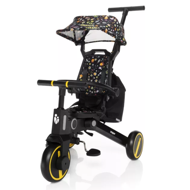 ZOPA Nova 2 összecsukható tricikli tolókarral - Cosmic Black