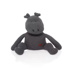 Zopa Kötött játék víziló - Dark Grey
