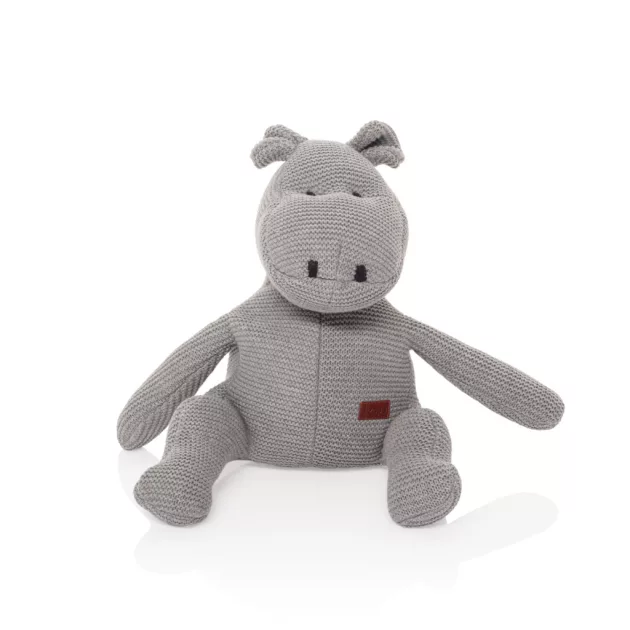 Zopa Kötött játék víziló - Grey
