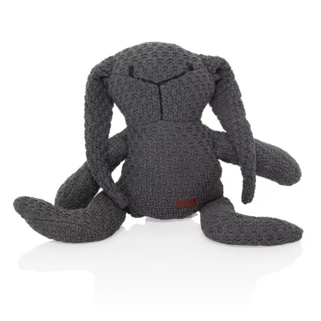 Zopa Kötött játék nyúl - Dark grey