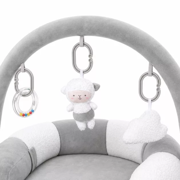Zopa Nesty interaktív játszószőnyeg és babafészek Sheep