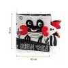 Zopa Kontrasztos fejlesztő plüsskönyv Panda