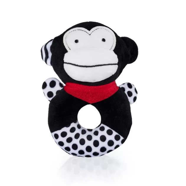 Zopa Kontrasztos fejlesztő csörgő Monkey