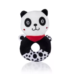 Zopa Kontrasztos fejlesztő csörgő Panda