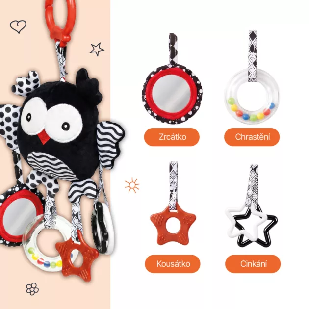 Zopa Kontrasztos fejlesztő játék Dog