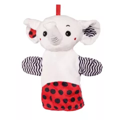 Zopa Kontrasztos fejlesztő kesztyűbáb Elephant