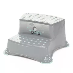   Zopa Racer kétlépcsős fellépő WC-hez/mosdóhoz - Grey/Mint