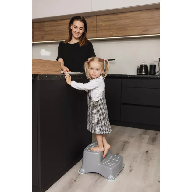 Zopa Hold kétlépcsős fellépő WC-hez/mosdóhoz - White