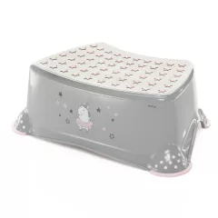 Zopa Unikornis fellépő WC-hez/mosdóhoz - Grey/Pink