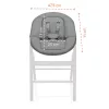 Zopa Inspira etetőszék + pihenőszék feltét + hintatalp - Berry Black
