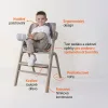 Zopa Inspira etetőszék + pihenőszék feltét + hintatalp - Berry Black
