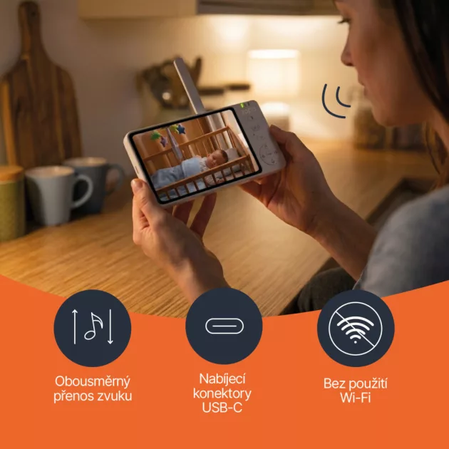 ZOPA Digitális videós bébiőr Home & Car 3in1