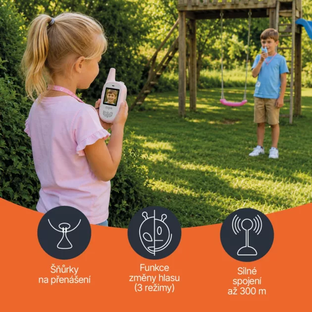 ZOPA Connect digitális walkie-talkie kamerával