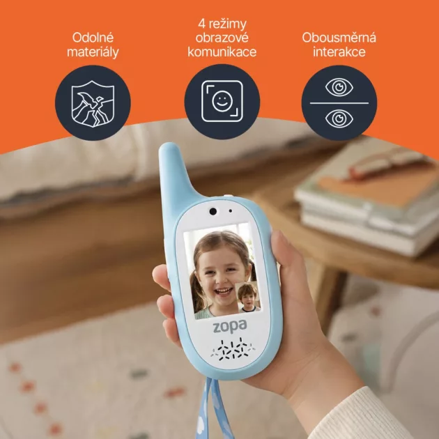 ZOPA Connect digitális walkie-talkie kamerával