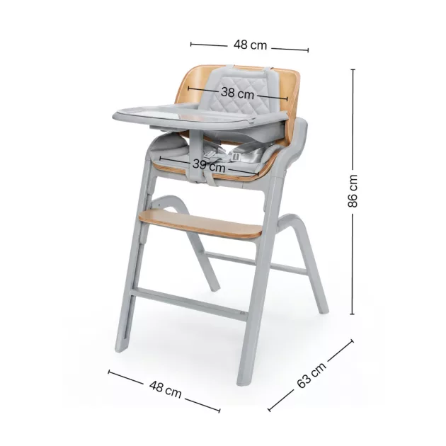 ZOPA Inspira 2 Etetőszék Oyster Grey