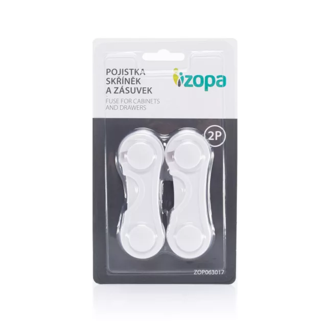 Zopa Szekrény- és fiókbiztosító 2 db - White