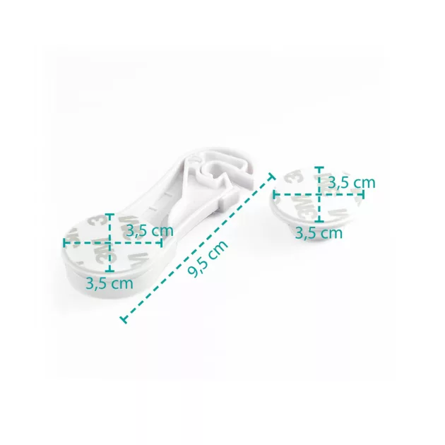Zopa Szekrény- és fiókbiztosító 2 db - White