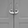 Zopa U alakú szekrényfogantyú-zár - White/Grey