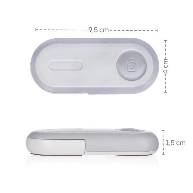 Zopa Univerzális szekrényzár 1 db - White