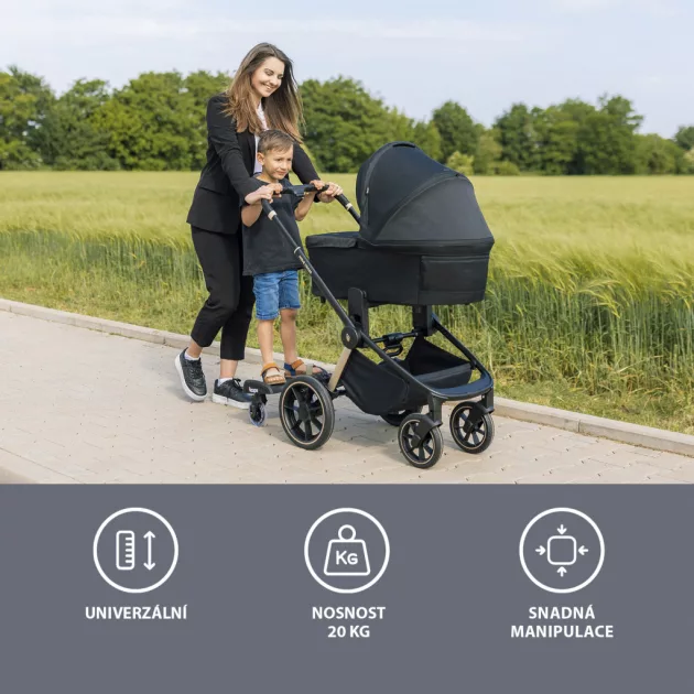 Zopa Segboard 2 fellépő babakocsihoz - Black
