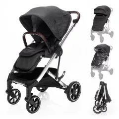 ZOPA Quest babakocsi Vulcan Black/Silver