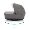 ZOPA Quest mózeskosár Tornado Grey