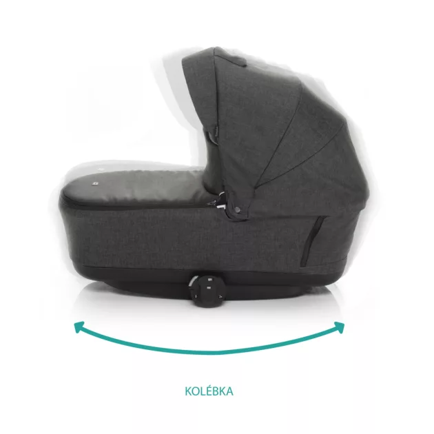 ZOPA Quest mózeskosár Vulcan Black