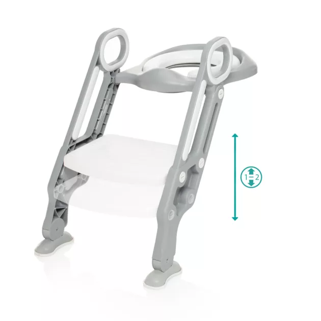 Zopa Lépcsős WC szűkítő - Dove Grey